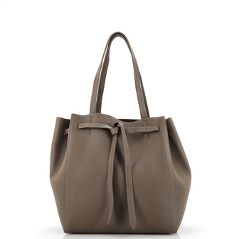 Celine Phantom Tie Cabas Tote Leather Small