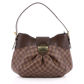 Louis Vuitton Sistina Handbag Damier MM Brown 2041001