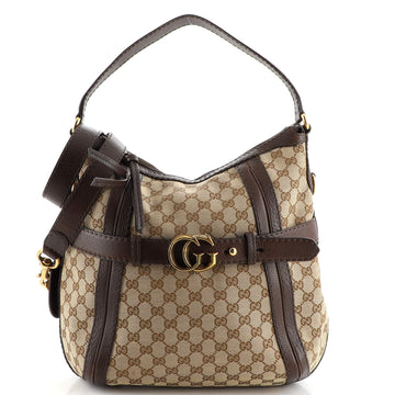 Gucci GG Running Hobo GG Canvas Medium