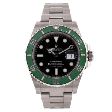 Rolex Oyster Perpetual Submariner Kermit Date Automatic Watch Stainless Steel and Cerachrom 41