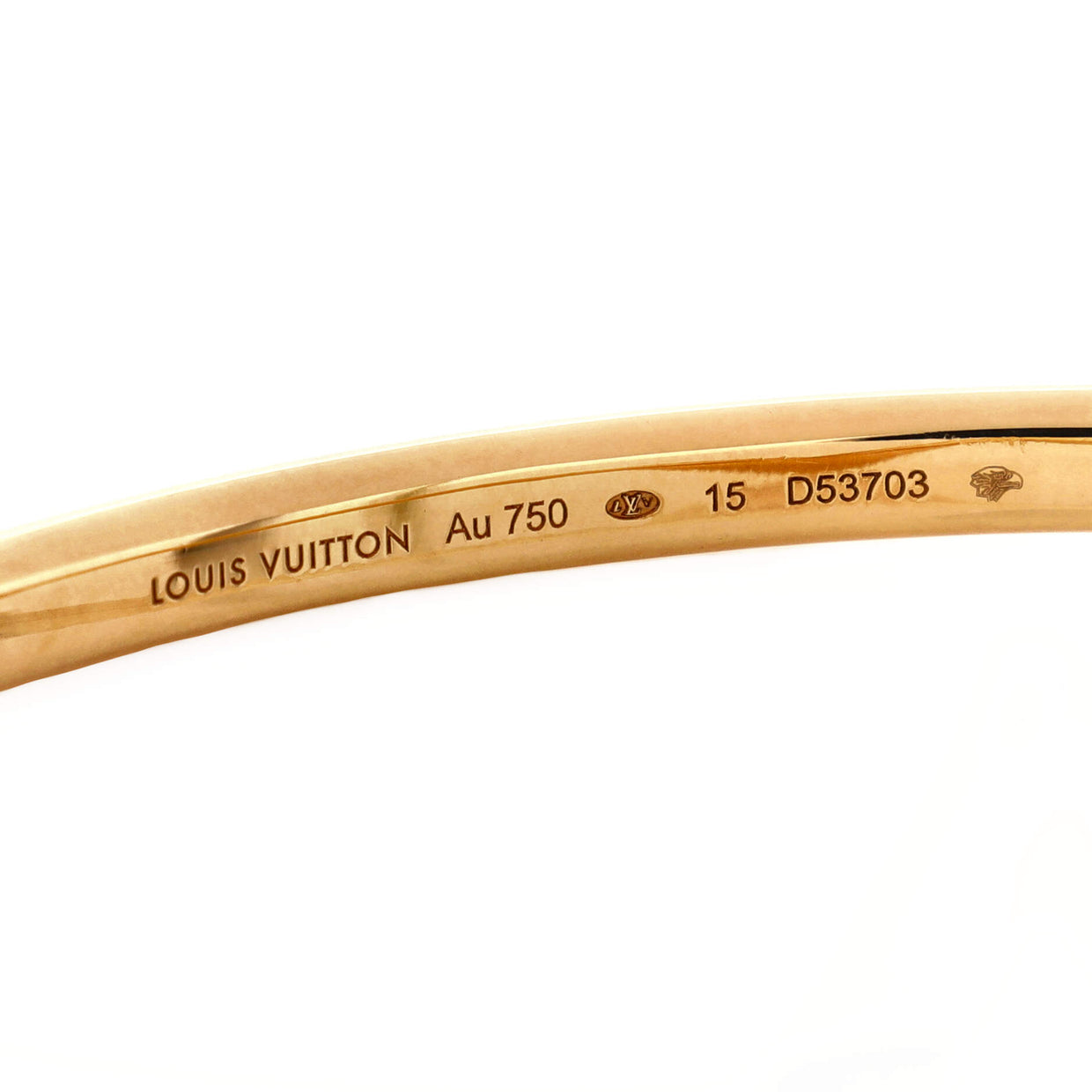 Louis Vuitton LV Volt Upside Down Bracelet 18K Yellow Gold Yellow gold