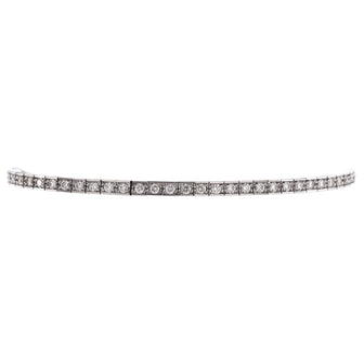 Cartier Lanieres Bracelet 18K White Gold with Diamonds