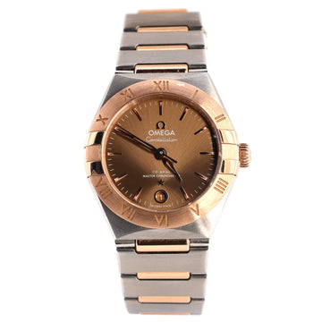 Omega Constellation Chronometer Co-Axial Automatic Watch Stainless Steel and Rose Gold 29