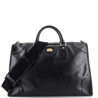 Gucci Morpheus Zip Convertible Duffle Bag Leather Medium