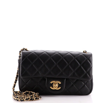 Chanel Pearl Crush Flap Bag Quilted Lambskin Mini