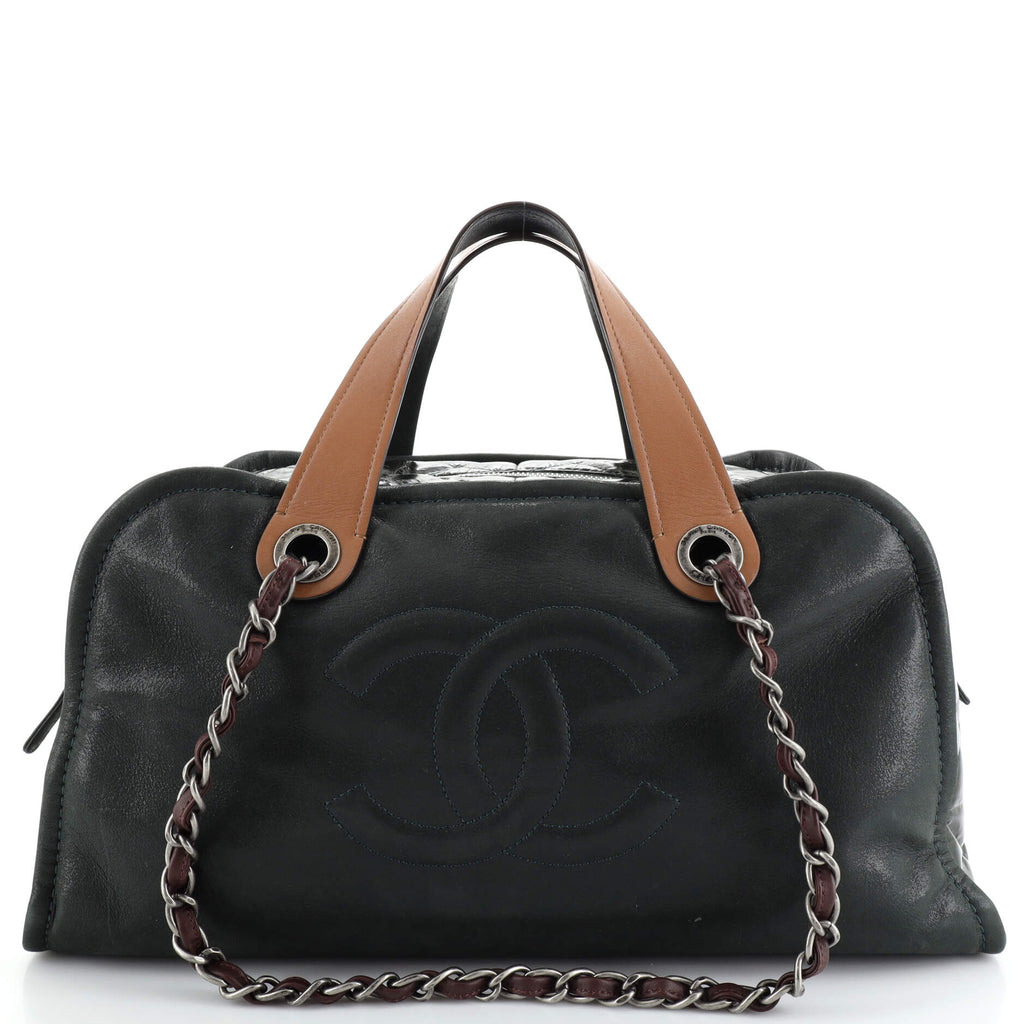 Chanel In the Mix Timeless Bowler Bag Iridescent Calfskin and