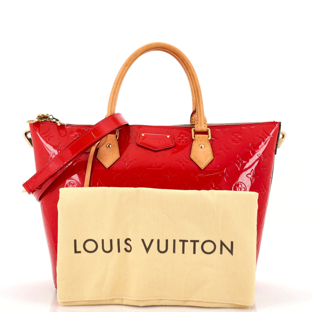 Louis Vuitton Monogram Vernis Montebello MM Red