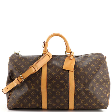 Louis Vuitton Keepall Bandouliere Bag Monogram Canvas 50