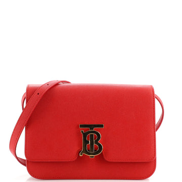 Burberry TB Flap Bag Leather Small