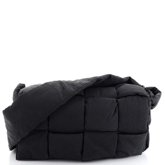 Bottega Veneta Padded Tech Cassette Crossbody Bag Intrecciato Nylon