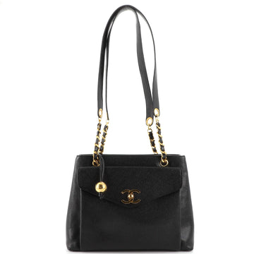 Chanel Vintage Front Pocket Tote Caviar Medium