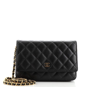 Chanel Wallet on Chain Quilted Caviar