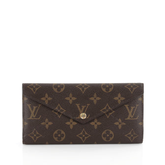 Louis Vuitton Origami Wallet Monogram Canvas Long Brown 2041902
