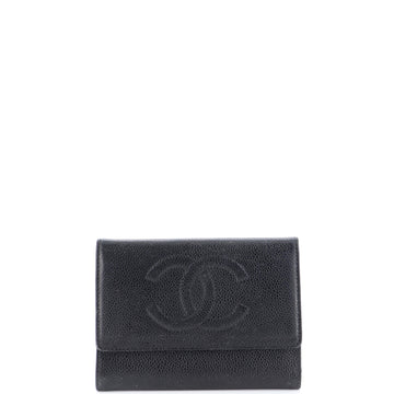 Chanel Timeless Trifold Wallet Leather Compact