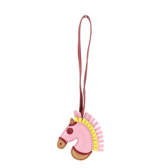 Hermes GeeGee Camail Bag Charm Leather
