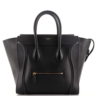 Celine Luggage Bag Smooth Leather Mini