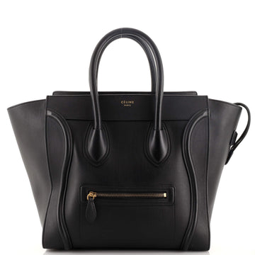 Celine Luggage Bag Smooth Leather Mini