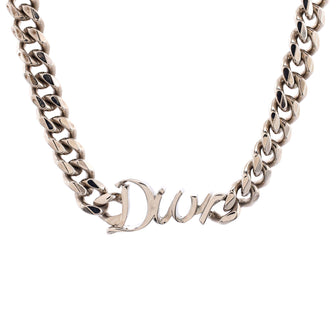 Christian Dior Dior Rubbon Necklace Metal