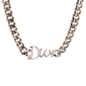 Christian Dior Dior Rubbon Necklace Metal