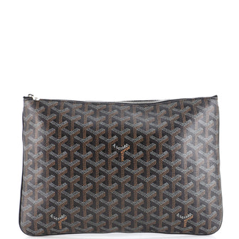 Goyard Senat Zip Pouch Coated Canvas MM