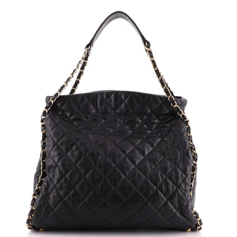 Chanel Chain Me Hobo Quilted Leather Large