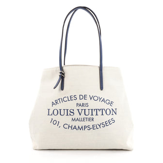 Louis Vuitton Cabas Adventure Canvas MM Neutral 2042601