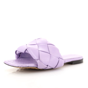 Bottega Veneta Women's Lido Flat Sandals Maxi Intrecciato Leather