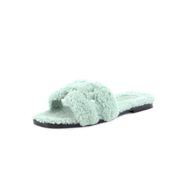 Hermes Women's Oran Sandals Woolskin