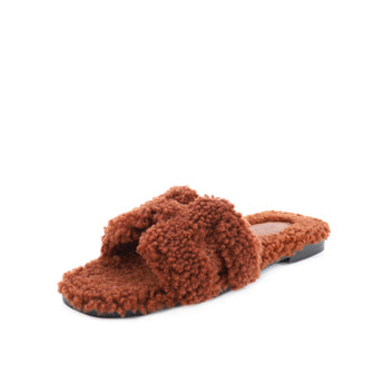 Hermes Women's Oran Sandals Woolskin