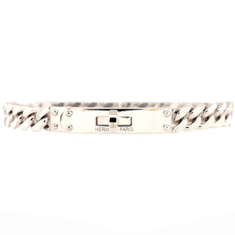 Hermes Kelly Gourmette Bracelet Sterling Silver Very Small