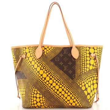 Louis Vuitton Neverfull Tote Limited Edition Kusama Waves Monogram Canvas MM