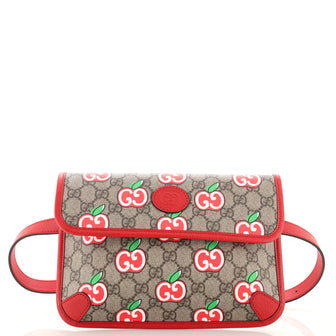 Gucci Flap Belt Bag Printed GG Coated Canvas