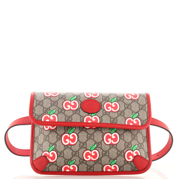 Gucci Flap Belt Bag Printed GG Coated Canvas