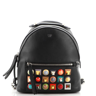 Fendi By The Way Backpack Studded Leather Mini