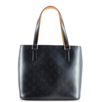 Louis Vuitton Mat Stockton Handbag Monogram Vernis
