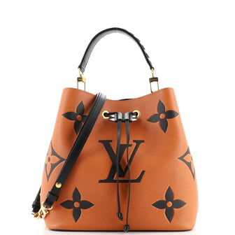 Louis Vuitton NeoNoe Handbag Limited Edition Crafty Monogram Empreinte Giant MM