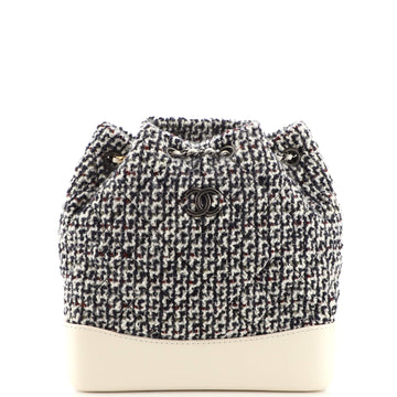Chanel Gabrielle Backpack Quilted Tweed Small