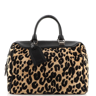 Louis Vuitton Speedy Handbag Limited Edition Stephen Sprouse Leopard Chenille