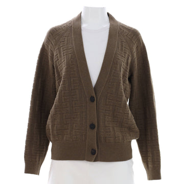 Hermes Women's H Pattern Button Up Cardigan Wool