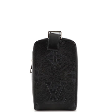 Louis Vuitton Wash Pouch Taurillon Shadow Leather