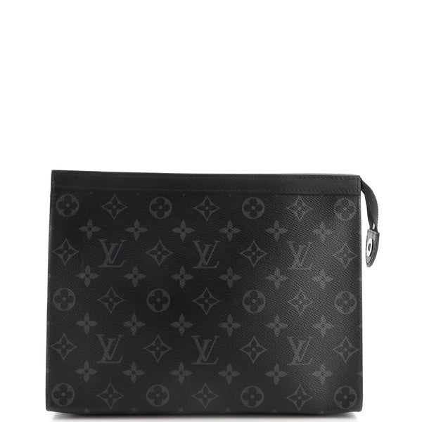 Louis Vuitton “ Authentic “ Pochette Monogram Eclipse Canvas SHW