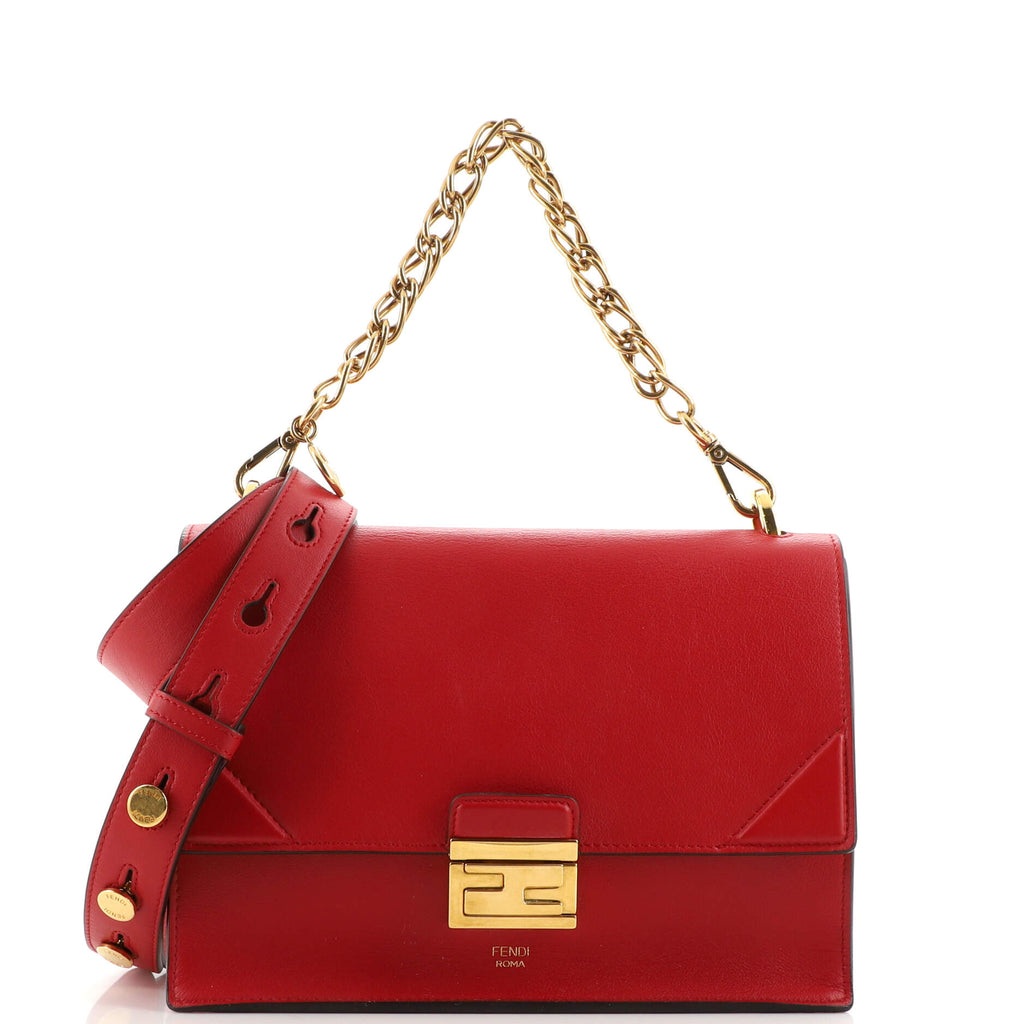 Fendi Red Crinkle Patent Leather Large Mamma Baguette Handbag – Kouture  Consignment & New