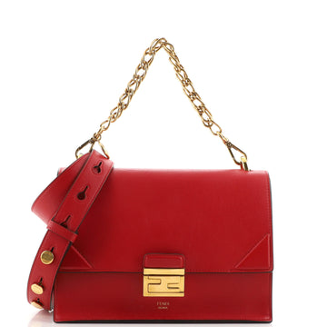 Fendi Kan U Shoulder Bag Leather Medium