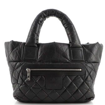 Chanel Coco Cocoon Reversible Tote Quilted Lambskin Small