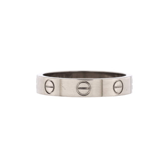 Cartier Love Wedding Band Ring 18K White Gold