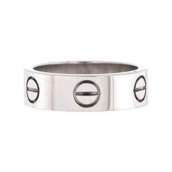 Cartier Love Band Ring 18K White Gold