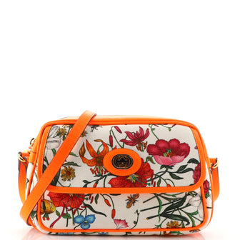 Gucci Shoulder Bag Flora Canvas Small