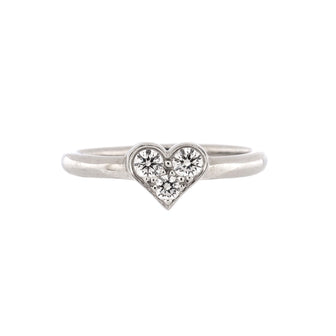 Tiffany & Co. Hearts Ring Platinum with Diamonds
