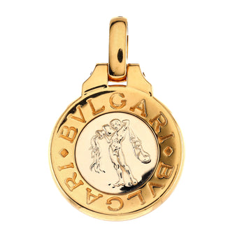 Bvlgari Zodiac Pendant Charm Pendant & Charms 18K Yellow Gold and 18K White Gold