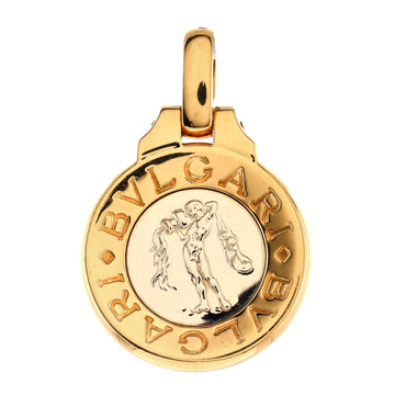 Bvlgari Zodiac Pendant Charm Pendant & Charms 18K Yellow Gold and 18K White Gold